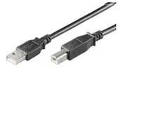 USB kabelis MicroConnect USB-A - USB-B 5 m Juodas (USBAB5B)