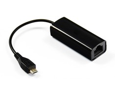 Karta jungiama į tinklą MicroConnect USB MICRO to Ethernet, Juodas