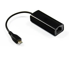 Karta jungiama į tinklą MicroConnect USB MICRO to Ethernet, Juodas