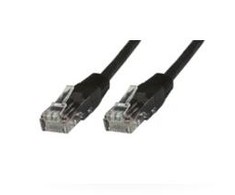 MicroConnect U / UTP CAT5E 0,3M Juodas PVC (UTP5003S)