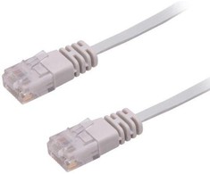 MicroConnect U / UTP CAT6 1m plokščia pilka (V-UTP601-FLAT)