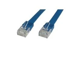 MicroConnect RJ-45 kt.6 1m mėlyna (V-UTP601B- FLAT)