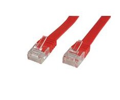 MicroConnect RJ-45 kt.6 1m raudonasis (V-UTP601R-FLAT)