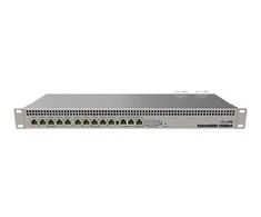 Mikrotik laidinio eterneto maršrutizatorius RB1100x4, 1U stovo laikiklis, keturių branduolių 1,4 GHz centrinis procesorius, 1 GB RAM, 128 MB, 13x Gigabit LAN, 1x nuoseklusis konsolės prievadas RS232, PCB temperatūros ir įtampos monitorius, IP20, maršrutizatorius OS L6 | Laidinio eterneto maršrutizatorius | RB1100AHx4 | Nėra „Wi-Fi“ | 10/100/1000 Mbit/s | Ethernet LAN (RJ-45) jungtys 13 | Tinklelio atramos Nr. | MU-MiMO Nr. | Nėra mobiliojo plačiajuosčio ryšio | 12 mėn.