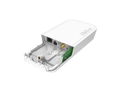 Mikrotik wAP LoRa8 rinkinys maršrutizatorius - 300 Mbps, LAN 10/100 Mbps, 9-30V maitinimo šaltinis, tvirtinamas prie lubų, baltas korpusas, vidinė ir išorinė antena, Atheros QCA9531 650 MHz, 16 MB Flash