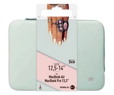 Mobilis Skin Sleeve tabletės dėklas 12,5–14 colių – pilka ir rožinė