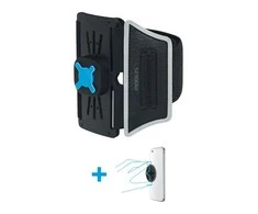 Triton Mobilis BRAZALETE UNIV U.FIX bėgimo rinkinys. Dėklas mobiliojo telefono dėklas ant peties Juodas
