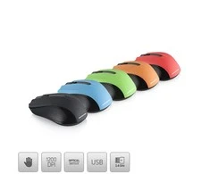 Belai. pelė Modecom MC-WM9 juod/rau. USB