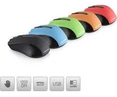 Belaid. pelė Modecom MC-WM9 juod. USB