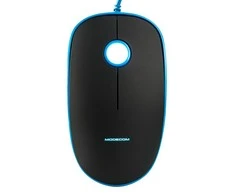 MODECOM MC-M111 juoda su laidu optinė pelė | 1600 DPI