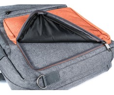 Bag for laptop MODECOM RENO TOR-MC-RENO-ORG (15,6", Pilkas and oranžinis)