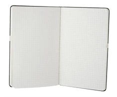 Užrašų knygutė Moleskine Classic 13x21cm, langeliais, kietu viršeliu, juodos spalvos