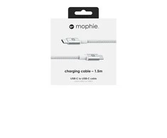 Mophie - USB-C-USB-C laidas 1.5m baltas