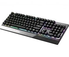 Mecha-membraninė Žaidimų klaviatūra MSI Vigor GK30, su RGB pašvietimu, DE išdėstymas