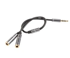 Genesis NATEC NKA-0729 aukščiausios kokybės 4 PIN ausinių adapteris, skirtas PS4 kompiuteriui