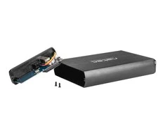 NATEC NKZ-0448 RHINO išorinis USB 3.0 korpusas skirtas 3,5 colio SATA HDD juodas aliuminis
