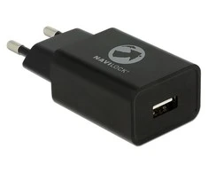 Navilock išorinis maitinimo šaltinis USB A lizdas 1x 5 V 2,4 A 12 W juodas