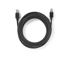 Nedis Cat 6 kabelis | RJ45 jungtis | RJ45 jungtis | F/UTP | 5,00 metrų | apvalus | LSZH / PVC | Antracitas | Pakuotė su peržiūros langeliu