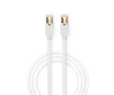 Nedis Cat 6 kabelis | RJ45 jungtis | RJ45 jungtis | S/FTP | 1,00 m | apvalus | LSZH / PVC | Balta | Pakuotė su peržiūros langeliu