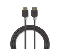 Nedis CVBW34000AT20 – 2 m – HDMI A tipas (standartinis) – HDMI A tipas (standartinis) – 3D – Antracitas