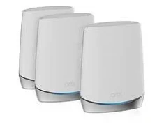 Netgear Orbi WiFi 6 belaidis maršrutizatorius Trijų juostų (2,4 GHz / 5 GHz / 5 GHz) Gigabitinis eternetas Nerūdijančiojo plieno, Balta