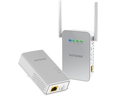 Netgear Powerline (2 vnt. komplektas) PLW1000-100PES 10/100/1000 Mbit/s, Ethernet LAN (RJ-45) jungtys 1, 802.11ac, 2.4GHz/5GHz, 1000 Mbit/s