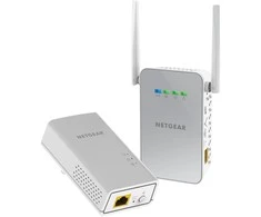 Netgear Powerline (2 vnt. komplektas) PLW1000-100PES 10/100/1000 Mbit/s, Ethernet LAN (RJ-45) jungtys 1, 802.11ac, 2.4GHz/5GHz, 1000 Mbit/s