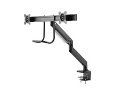 Laikiklis Neomounts NM-D775DX dvigubo monitoriaus rankena, juoda