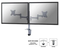Laikiklis Newstar FPMA-D1330D 68,6 cm (27") Gnybtas / varžtai Sidabras