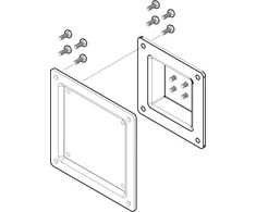 Laikiklis Neomounts NEWSTAR VESA CONVERSION PLATE - VESA 75 TO 100 - Juodas
