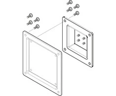Laikiklis Neomounts NEWSTAR VESA CONVERSION PLATE - VESA 75 TO 100 - Juodas
