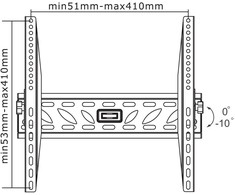 Laikiklis NewStar NeoMounts Flatscreen Wall Mount (tiltable)