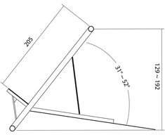 Neomounts Newstar NSLS100 nešiojamojo kompiuterio stovas Sidabras 55,9 cm (22")