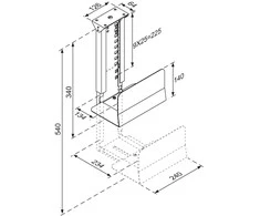 Neomounts Newstar CPU-D200 Ant stalo montuojamas CPU procesoriaus laikiklis Juoda