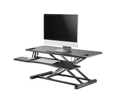 Laikiklis „NEOMOUNTS BY NEWSTAR WORKSTATION“ – SĖDIMO-STOVIMO DARBO VIETA (AUKŠČIO REGULIAVIMAS: 11–51 CM)