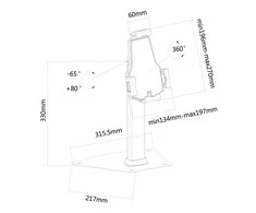 NewStar Planšetė Desk Stand (fits most 7,9-10,5'' tablets)