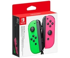 Nintendo Switch Joy Con Neon Žalias and Neon Rožinė