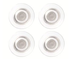 Nobo NobO reti Žemės magnetai, apvalios, 32 mm skersmens, 4vnt, skaidrūs