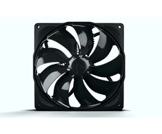 Noiseblocker Triukšmą slopinantis NB-eLoop ventiliatorius B14-PS Juodas leidimas – 140 mm PWM