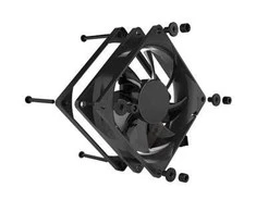 Noiseblocker juodos spalvosSilent Pro korpuso ventiliatoriusP-1 – 80mm