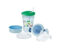 Kūdikio puodelis NUK LEARN TO DRINK rinkinys berniukui