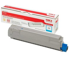 OKI dažų mėlyna spalva, skirta C8600 C8800 6000 puslapių