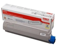 OKI Toneris MC860 geltona 10 000 puslapių