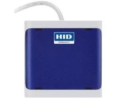 Abloy HID OMNIKEY 5022 CL tik bekontaktis (13,56 MHz) skaitytuvas, tamsiai mėlynas