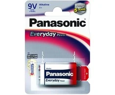 PANASONIC Everyday 6LR61EPS/1B Elementas