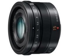 Objektyvas Panasonic Lumix 15mm F/1.7 Leica DG Summilux (Sidabrinis)