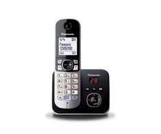 Fiksuotas telefonas Panasonic KX- TG6821PDB Juodieji ir sidabriniai