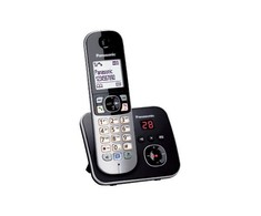 Fiksuotas telefonas Panasonic KX- TG6821PDB Juodieji ir sidabriniai