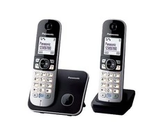 Panasonic KX-TG681 DECT telefonas Juodas,Sidabrinis