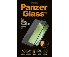 Panzer Glass Ekrano apsauga PREMIUM TEMPERED stiklas 3D ekrano apsauga pilnas dangtelis iPhone 11 Casefriendly (Juodas)